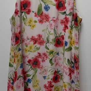 Calvin Klein Multicolor Floral Sheath Dress